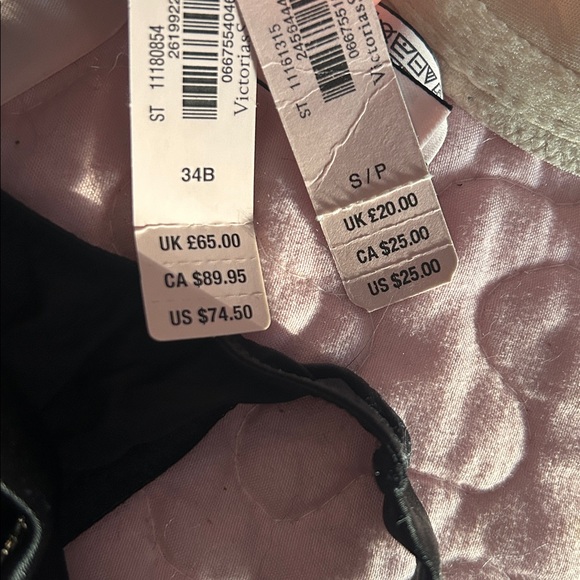 Black and Cream Lingerie Set - Picture 5 of 5